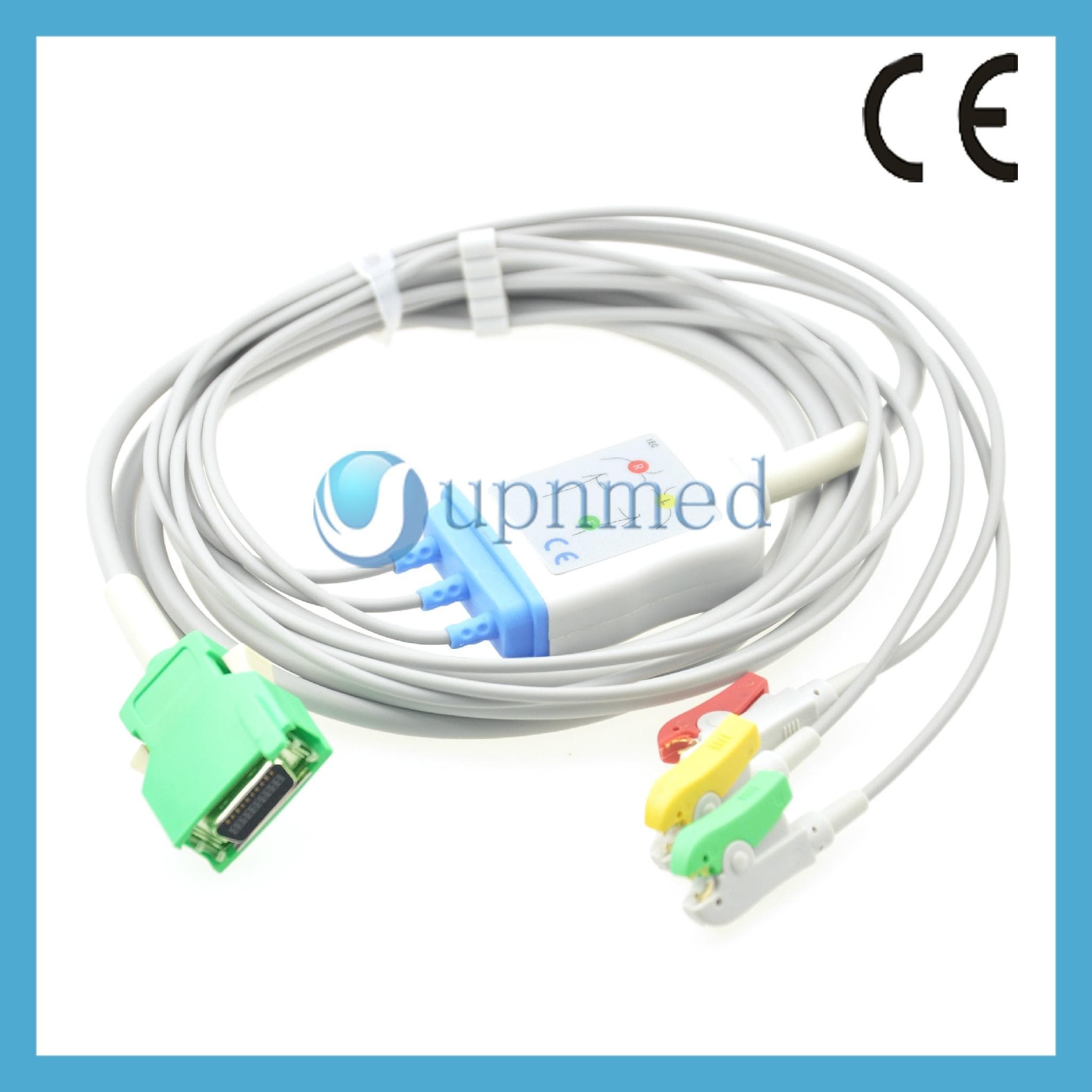 Nihon Kohden 20pin ECG cable with 3 lead wire